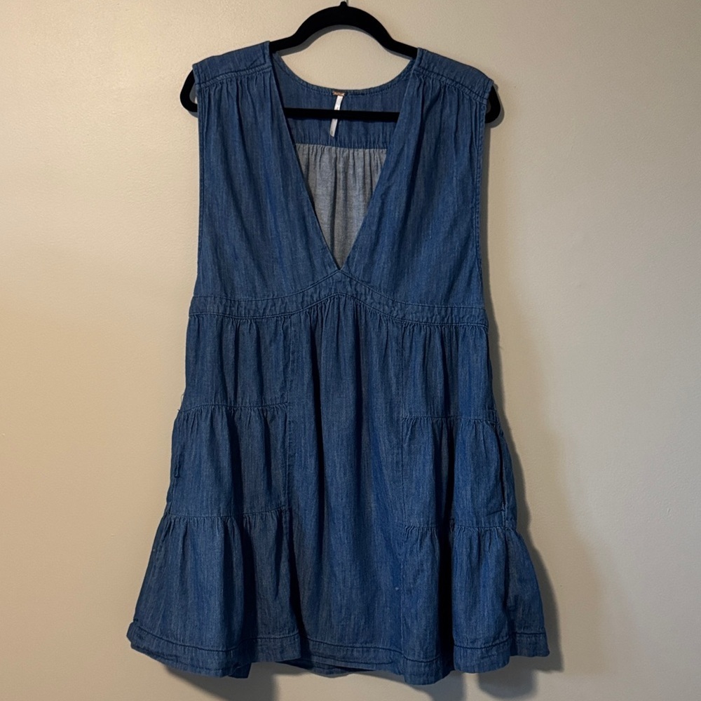 Free People Denim Dress - Picture 2 of 7
